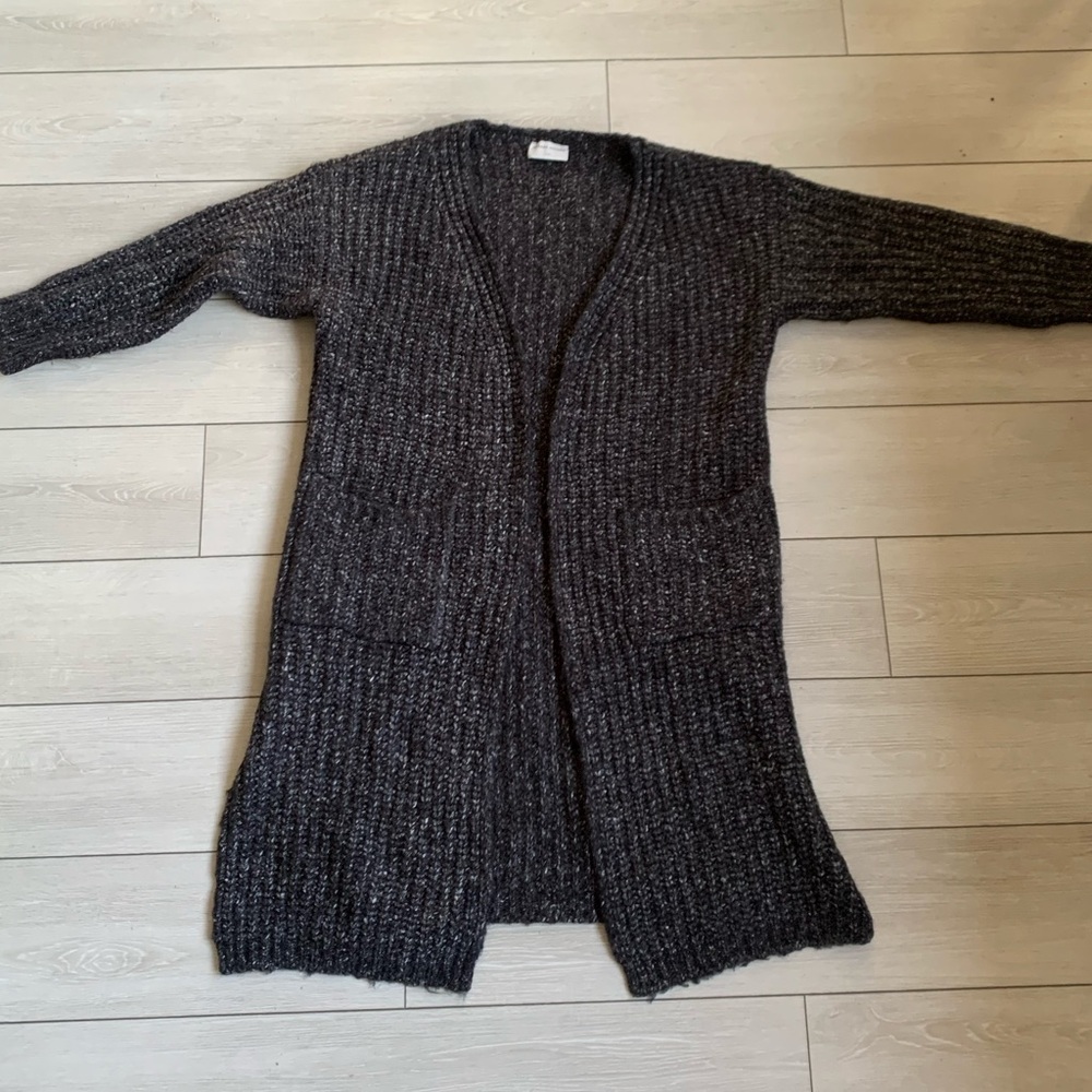 Modern Citizen Carol Oversized Sweater Coat Charcoal L
